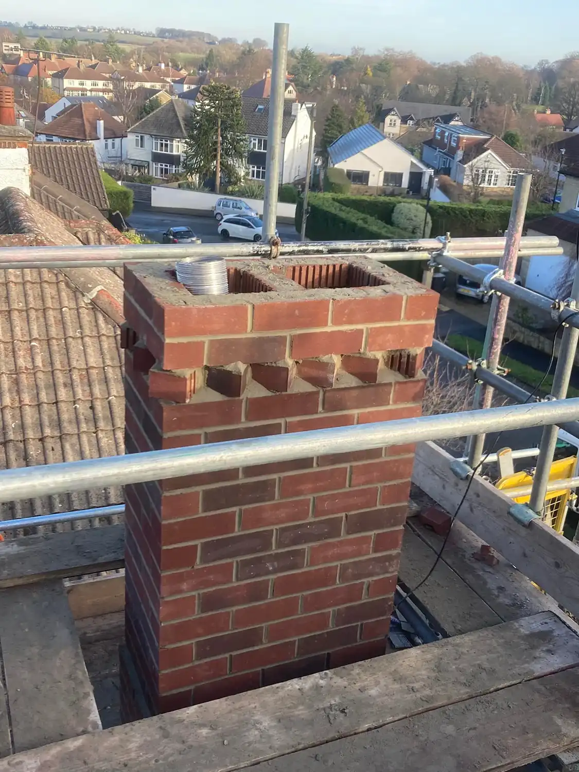 Chimney renovation.