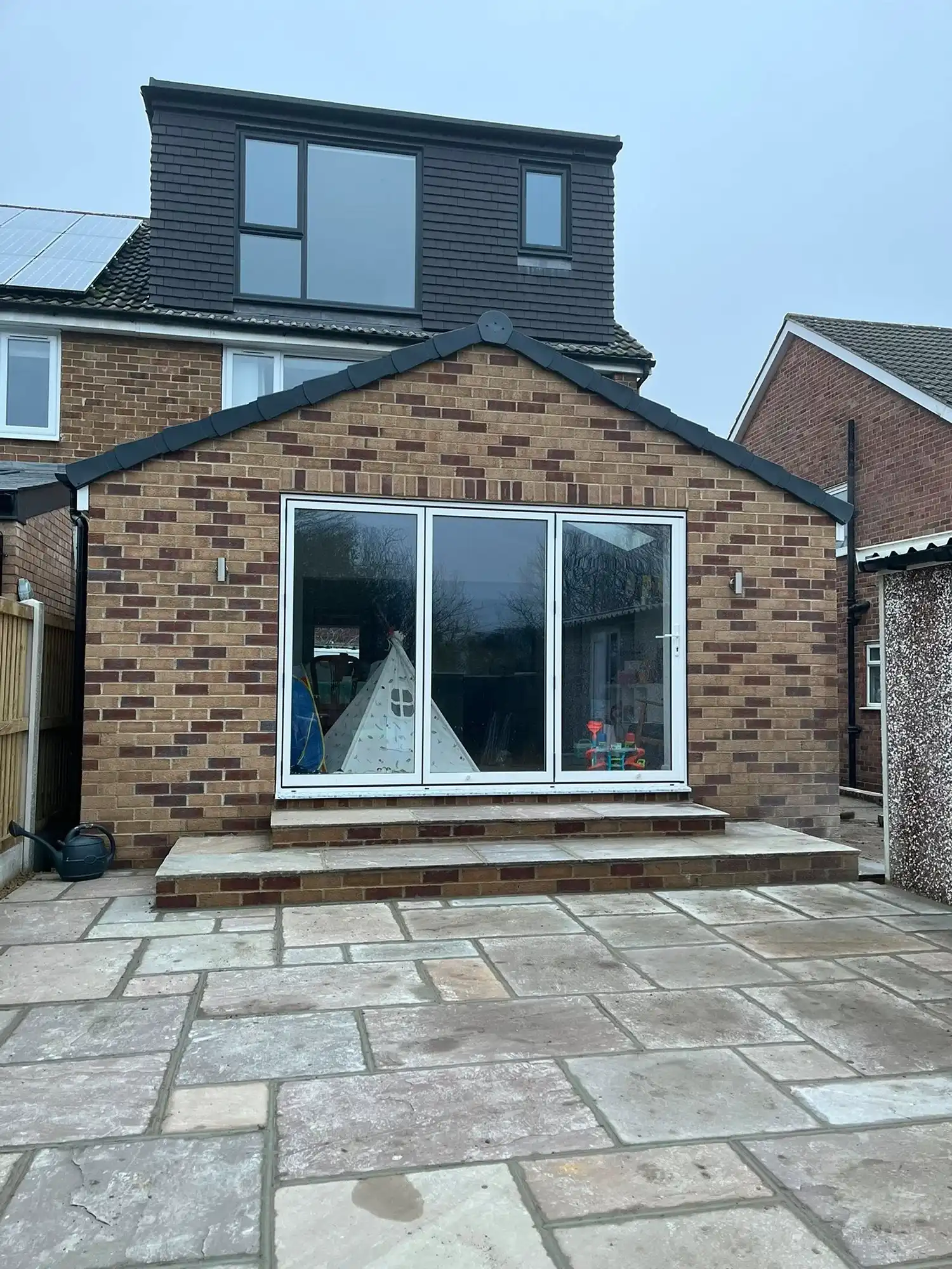 Patio installation
